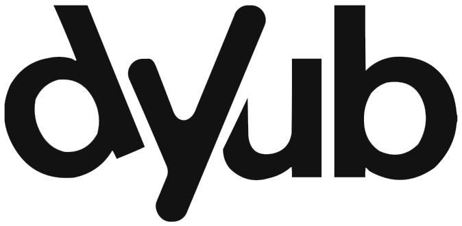dyub sigantur logo schwarz auf transparentem hintergrund