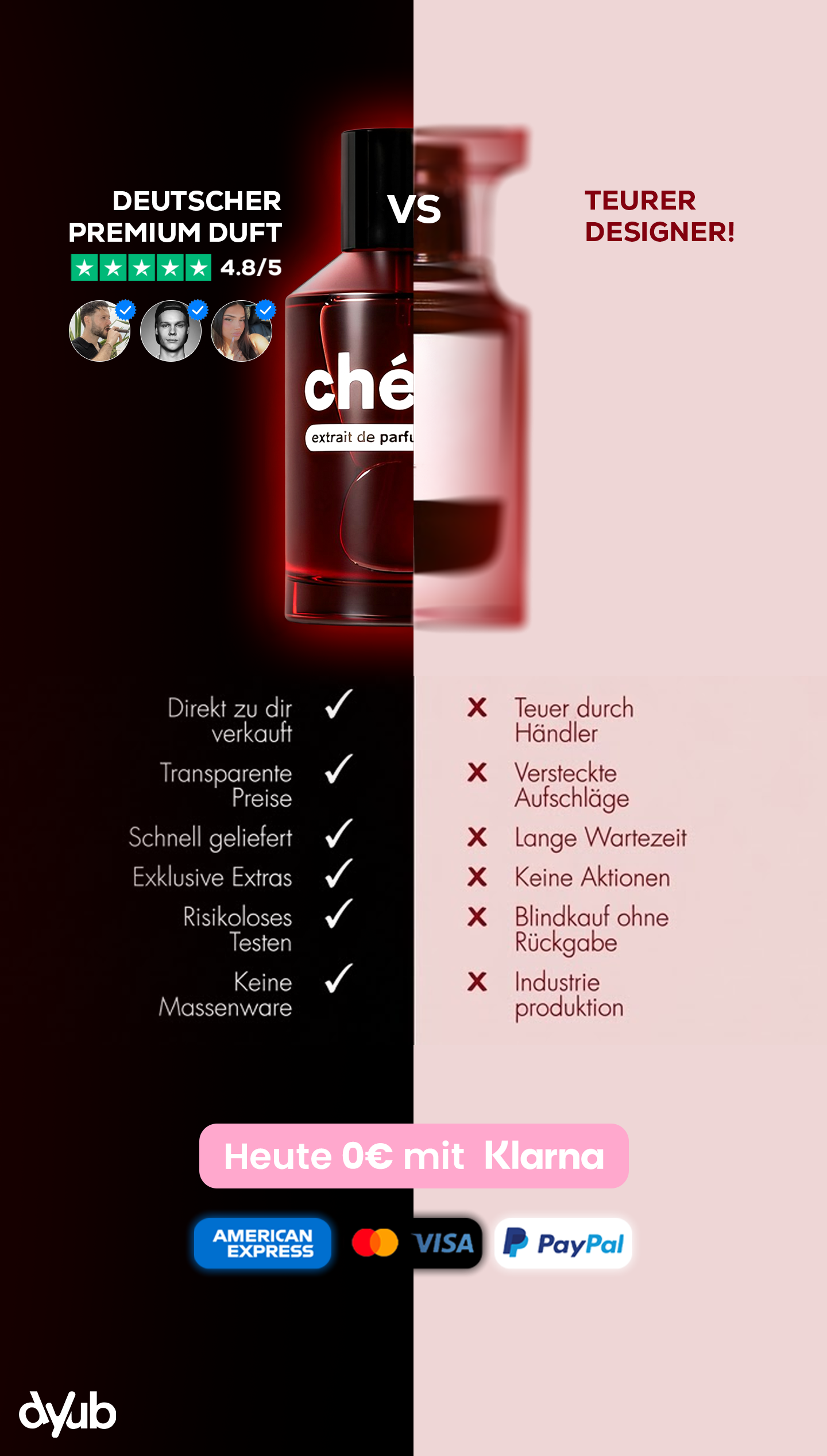 Dyub cherie Static Ad Vergleich